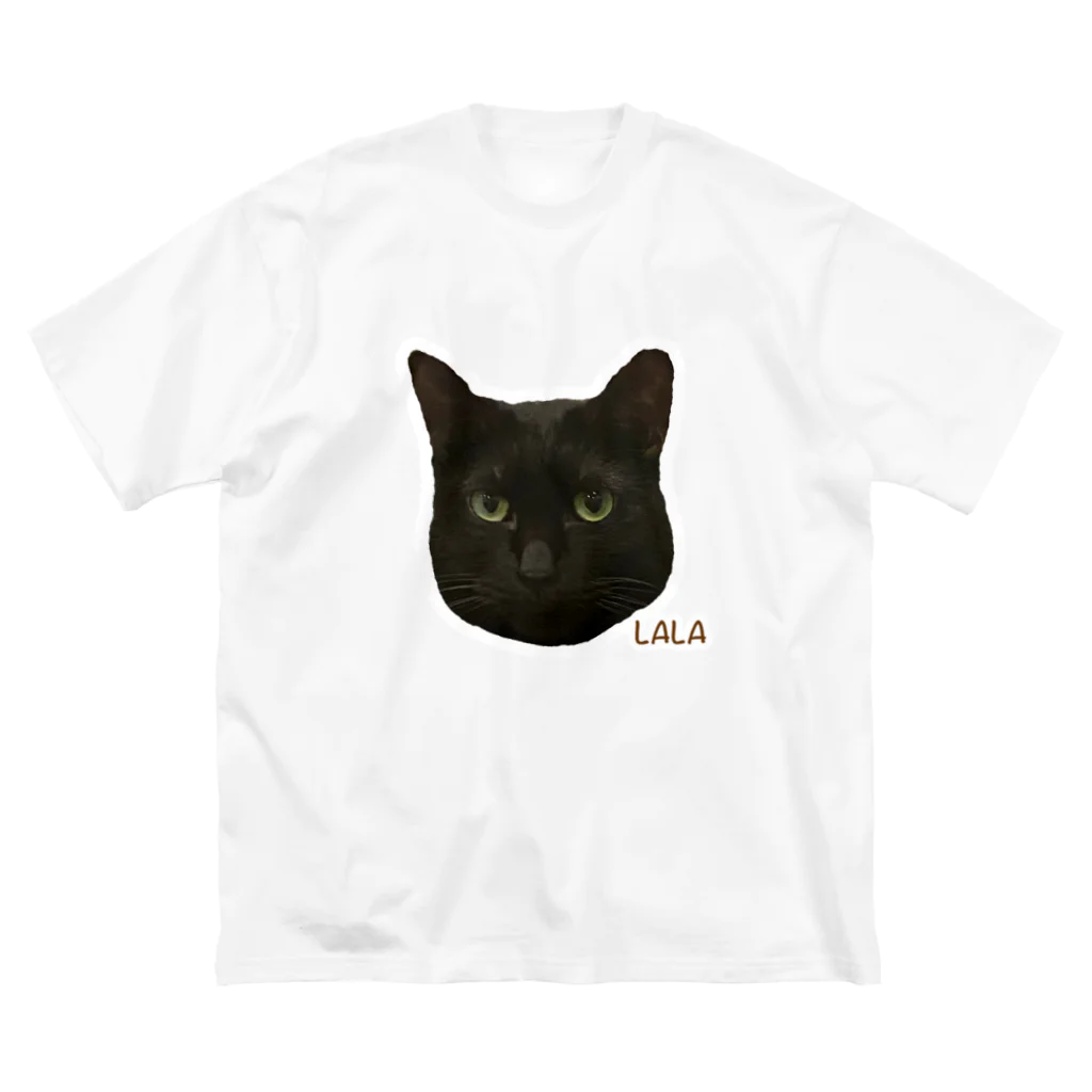 猫カフェ ぶぅたんグッズショップの絵文字ララくん ビッグシルエットTシャツ