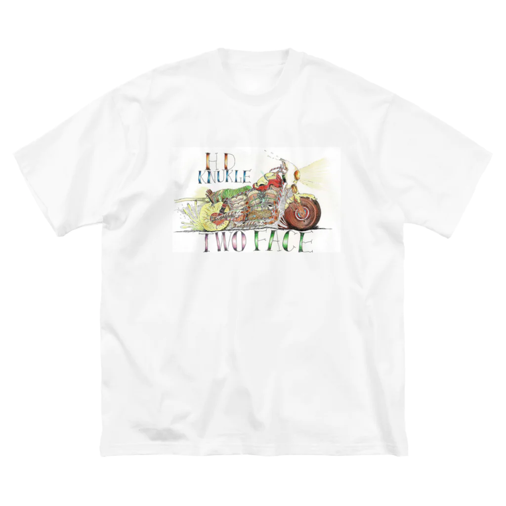 foodies - フーディーズのtwo face  Big T-Shirt