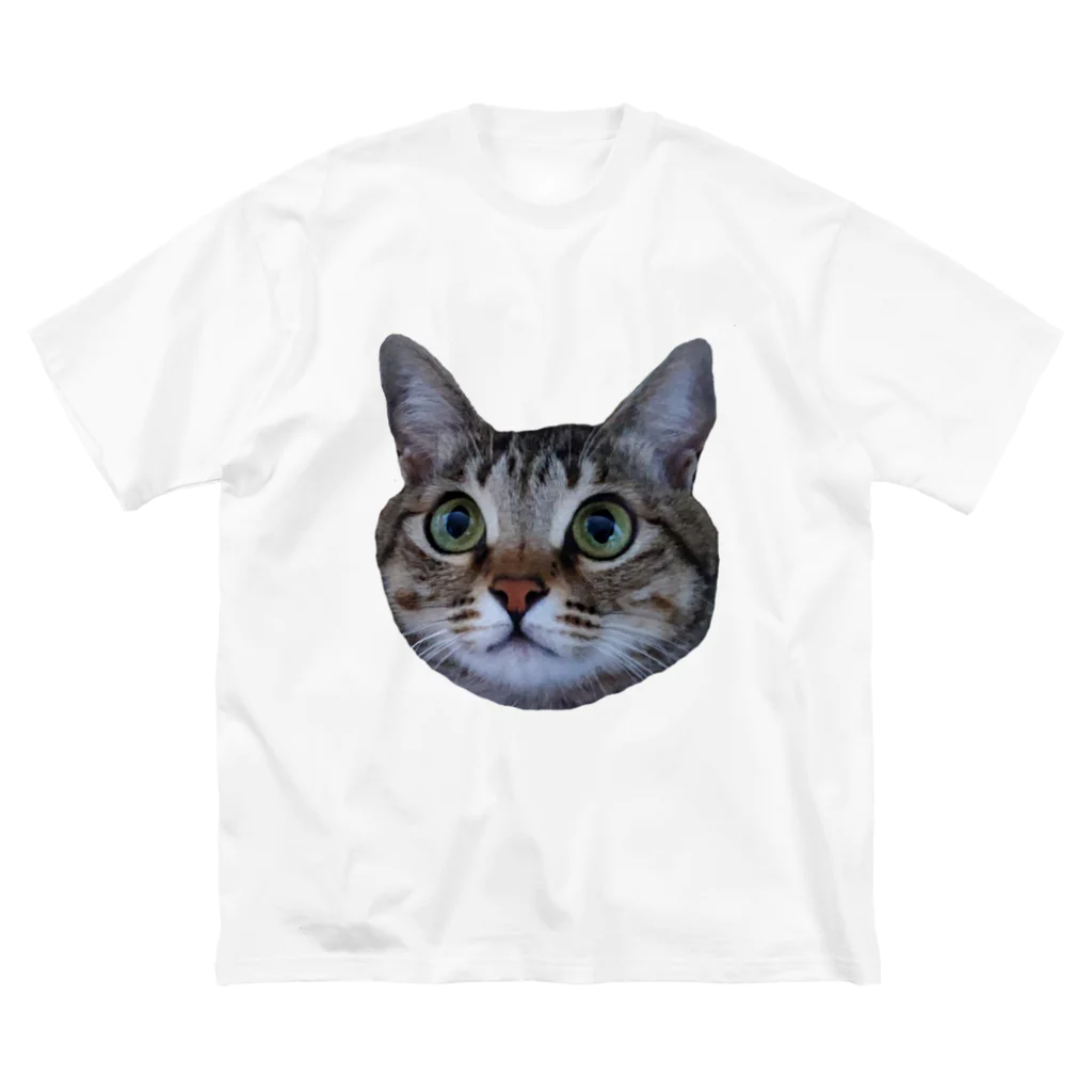 ねこやのキジトラねこ ビッグシルエットTシャツ