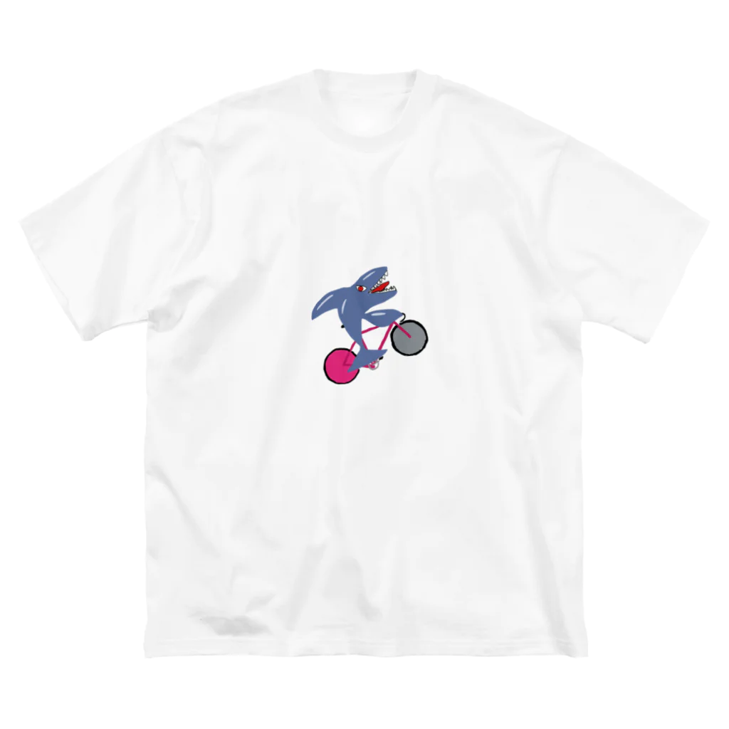 自転車好きの絵描さんの自転車好きのシャチ Big T-Shirt