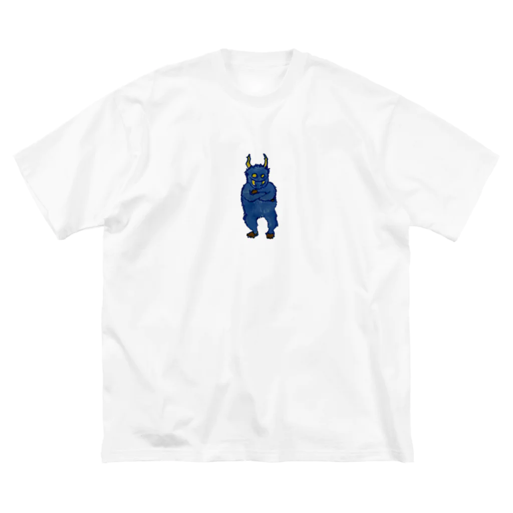 Hisa Desigh Storeのたくましい雪男くん ビッグシルエットTシャツ