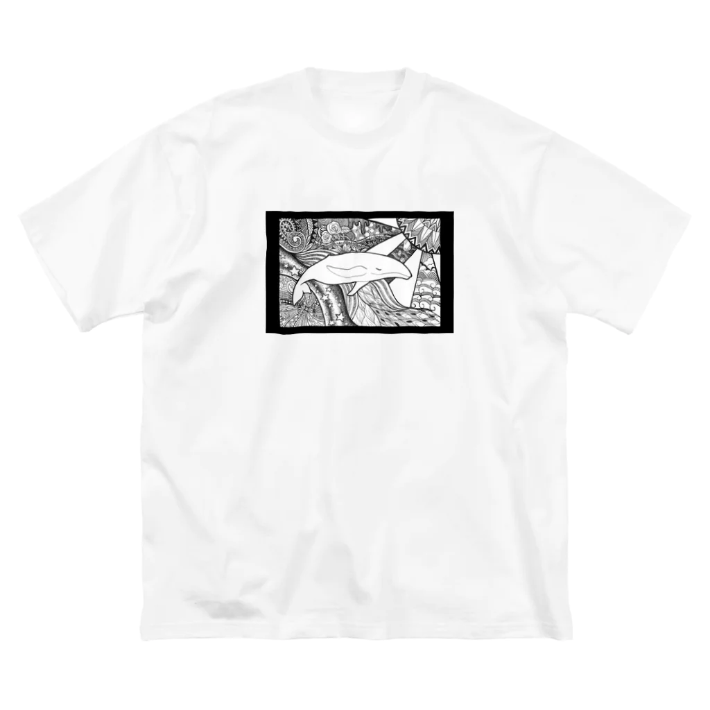 風見トモヒロsuzuriSHOPの夢見るくじら Big T-Shirt