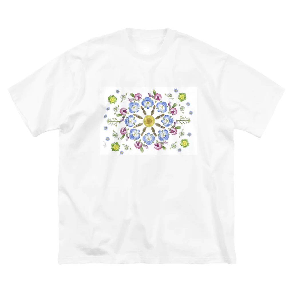 チョビのSpringflower 2 ビッグシルエットTシャツ