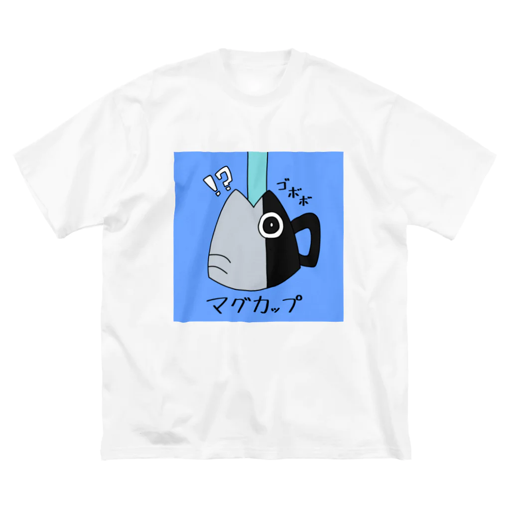 パルメザンチーズ神殿のマグカップ ビッグシルエットTシャツ