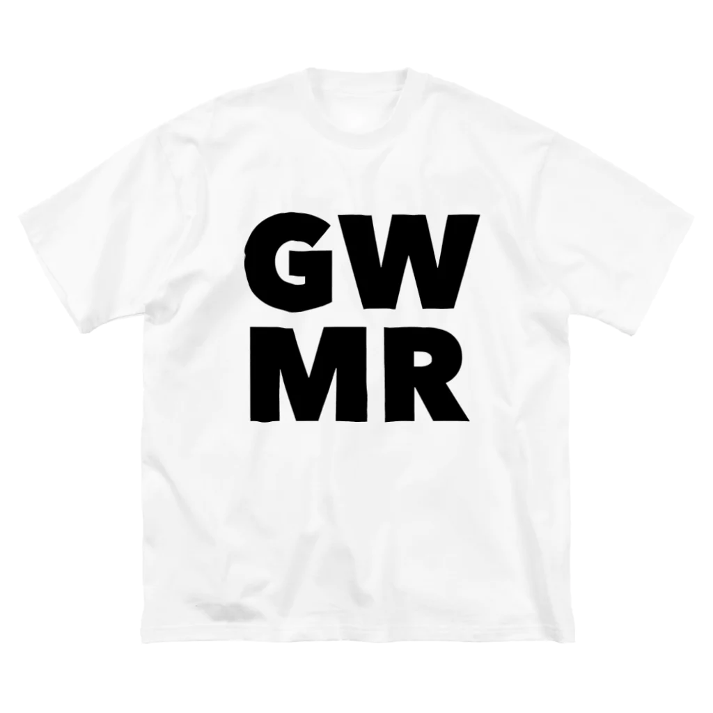 GO WITH ME RECORDSのGWMR フロントビッグロゴ ビッグシルエットTシャツ Big T-Shirt