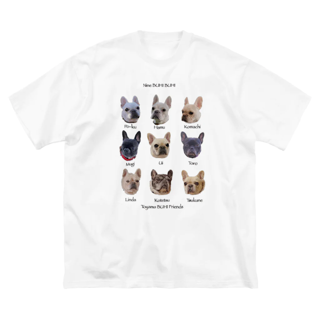 ういの部屋のNine BUHI ビッグシルエットTシャツ