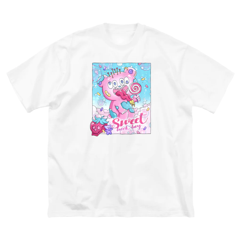 BECK BOYのSweet Bear ビッグシルエットTシャツ