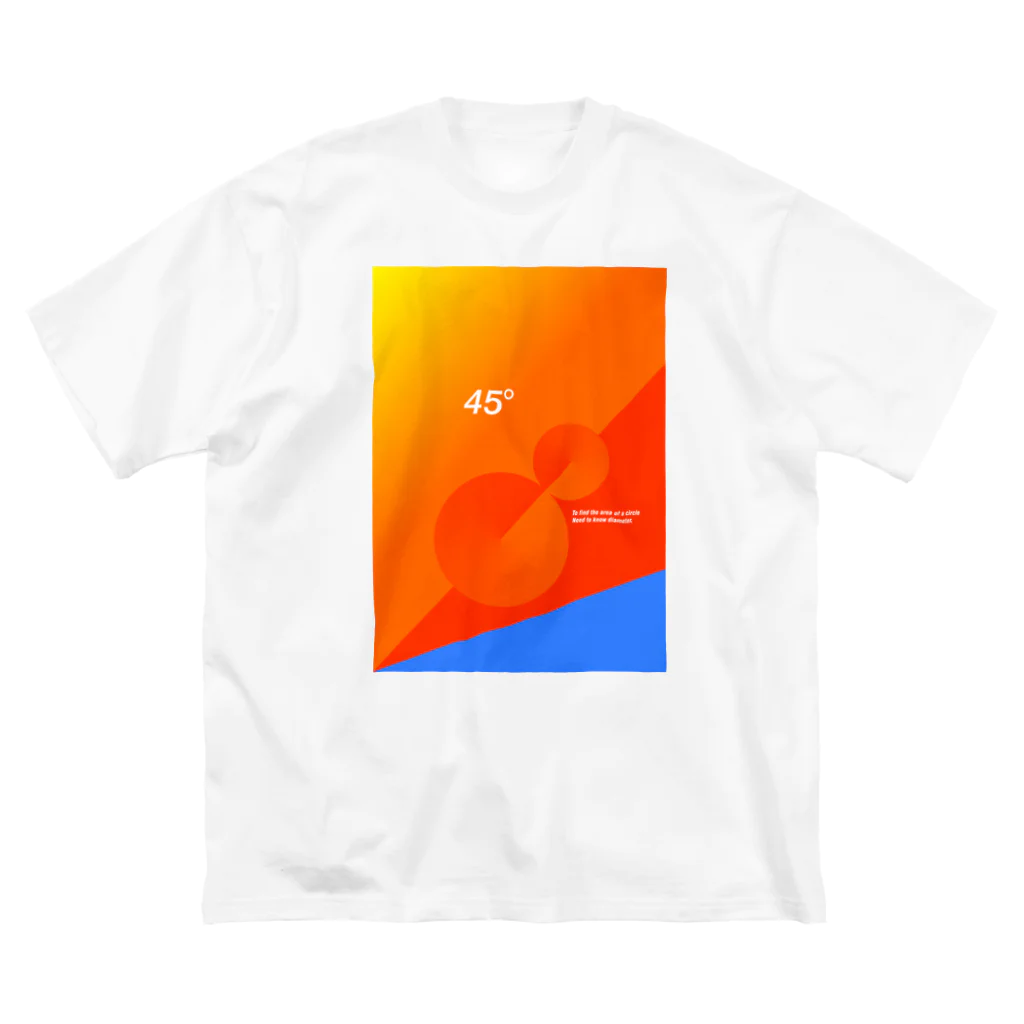 あきらの45 angle Big T-Shirt