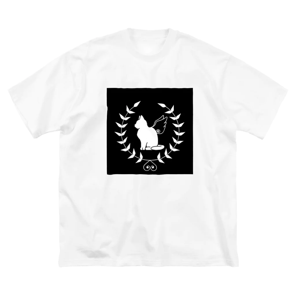 いろはにゃんこ堂の羽ねこさん(白) Big T-Shirt