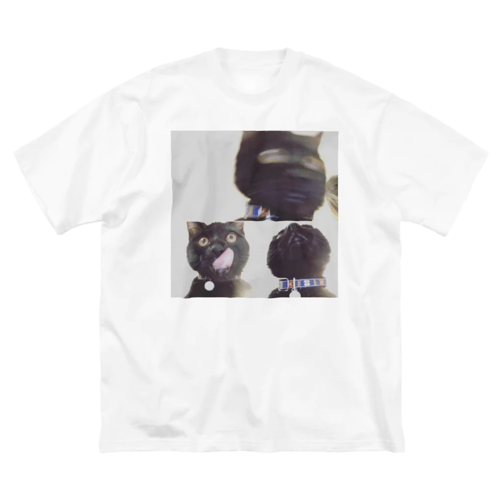 TOODのTOODkuroneko ビッグシルエットTシャツ