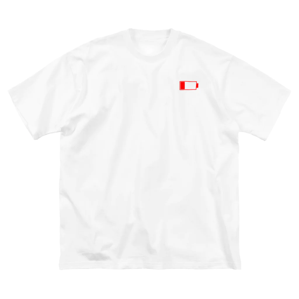 qi the shopのbattery low red Big T-Shirt