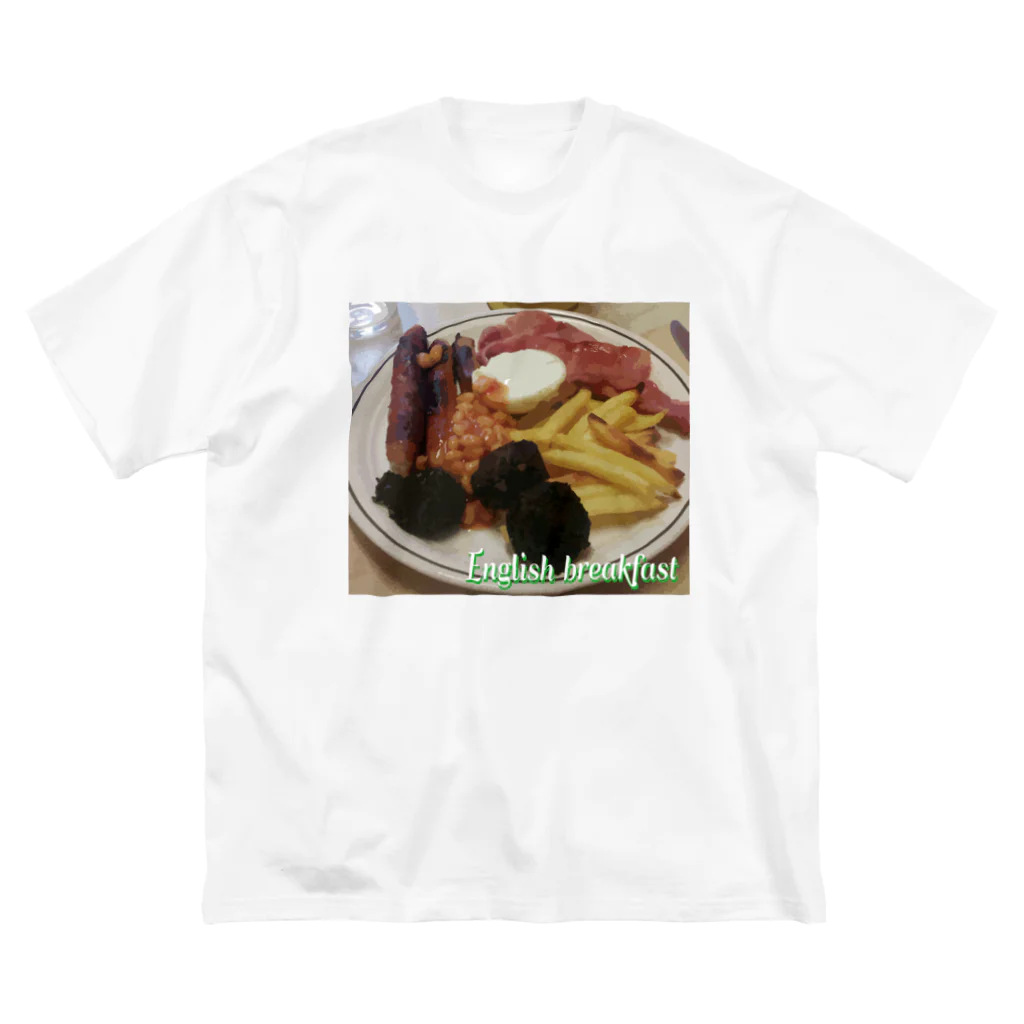 フォーヴァのEnglish breakfast ビッグシルエットTシャツ