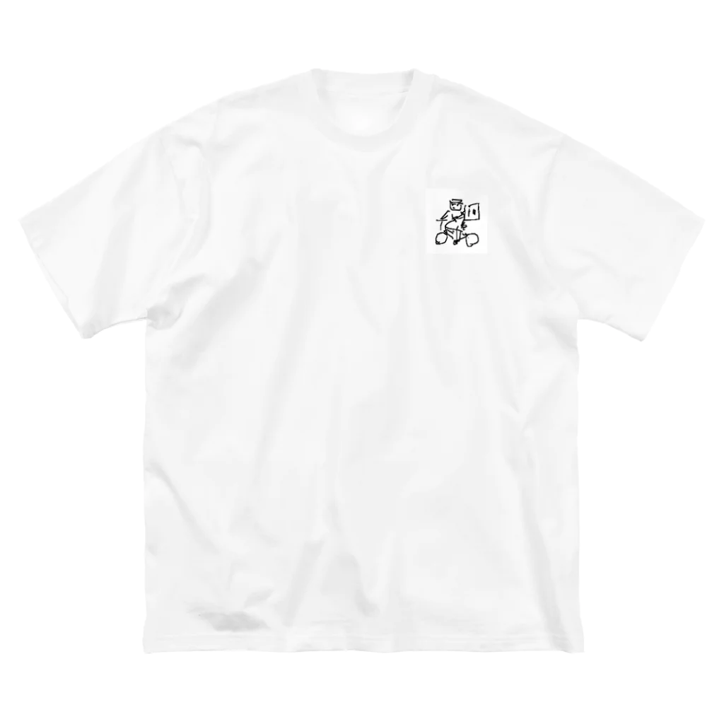 one minute shopの1分ウーバーイーツ ビッグシルエットTシャツ