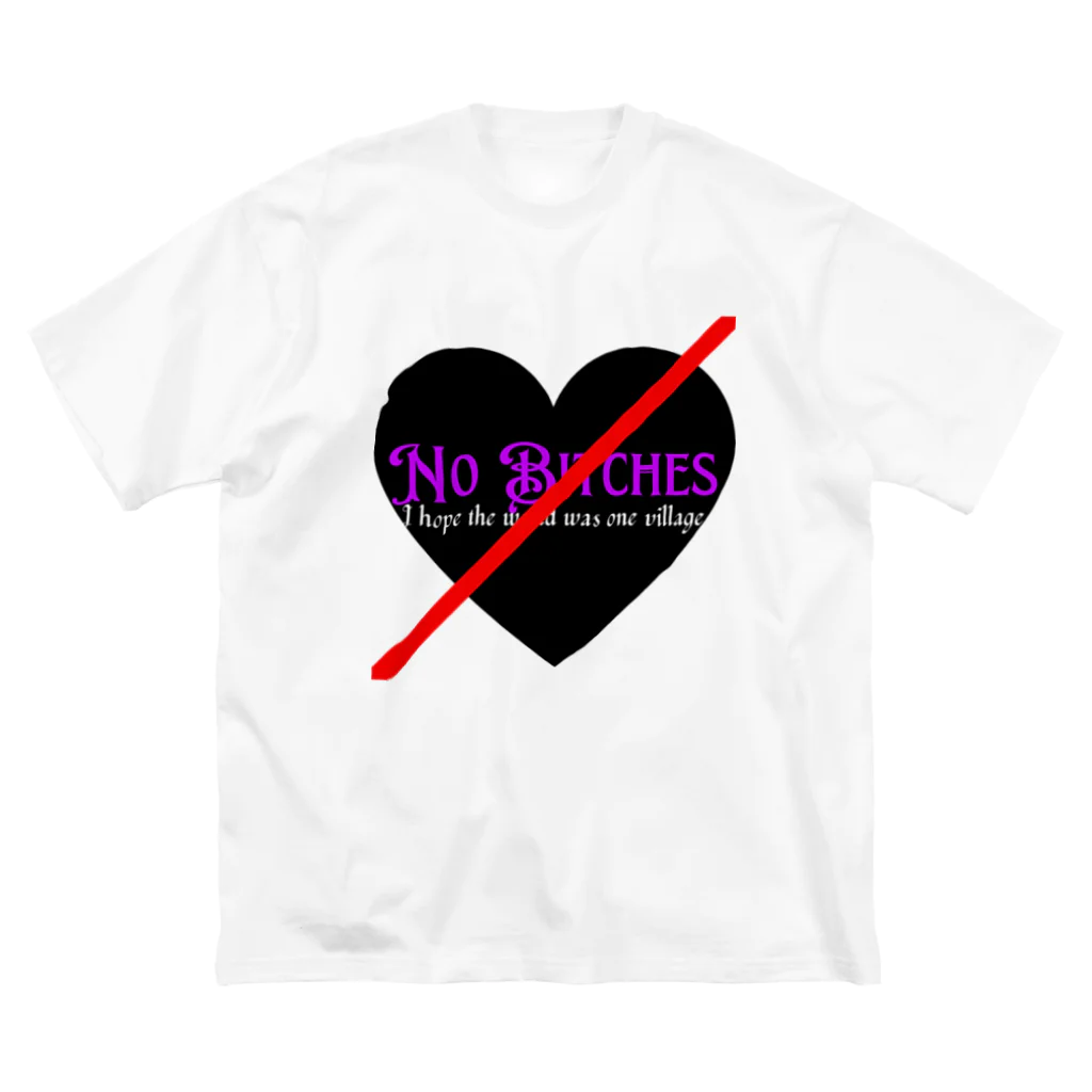 No Bitches 総塾長@REALITYのNo  Bitches ビッグシルエットTシャツ