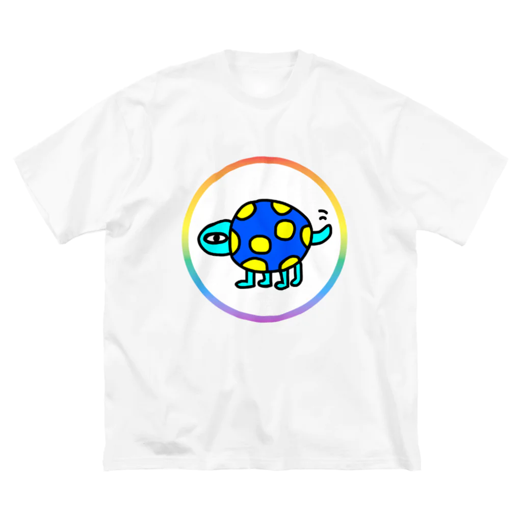 🐢かめきち🐬のかめきち ビッグシルエットTシャツ