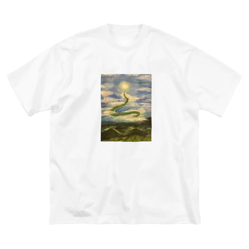 ギャラリー縁の昇龍　- The dragon ascending to heaven - ビッグシルエットTシャツ