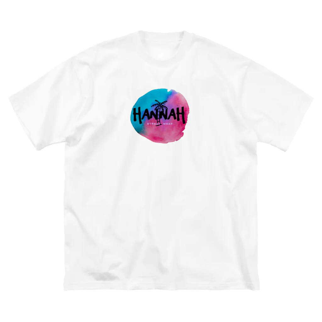 HANNAH street wear ハンナ　ストリートウェア(カバ店長)のHANNAH street wear  "Watercolor“ ビッグシルエットTシャツ