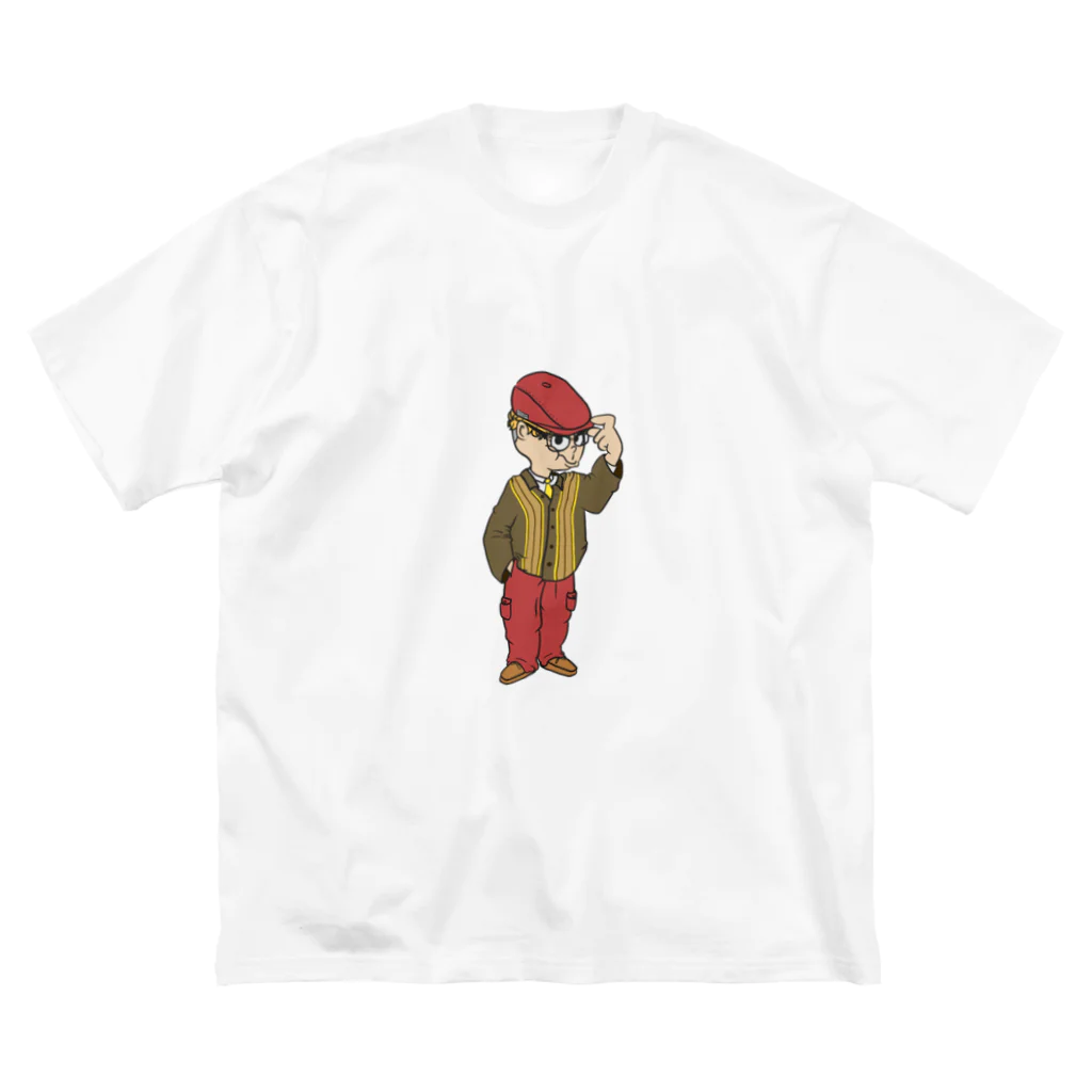 無能の Hunting Cap Boy Big T-Shirt