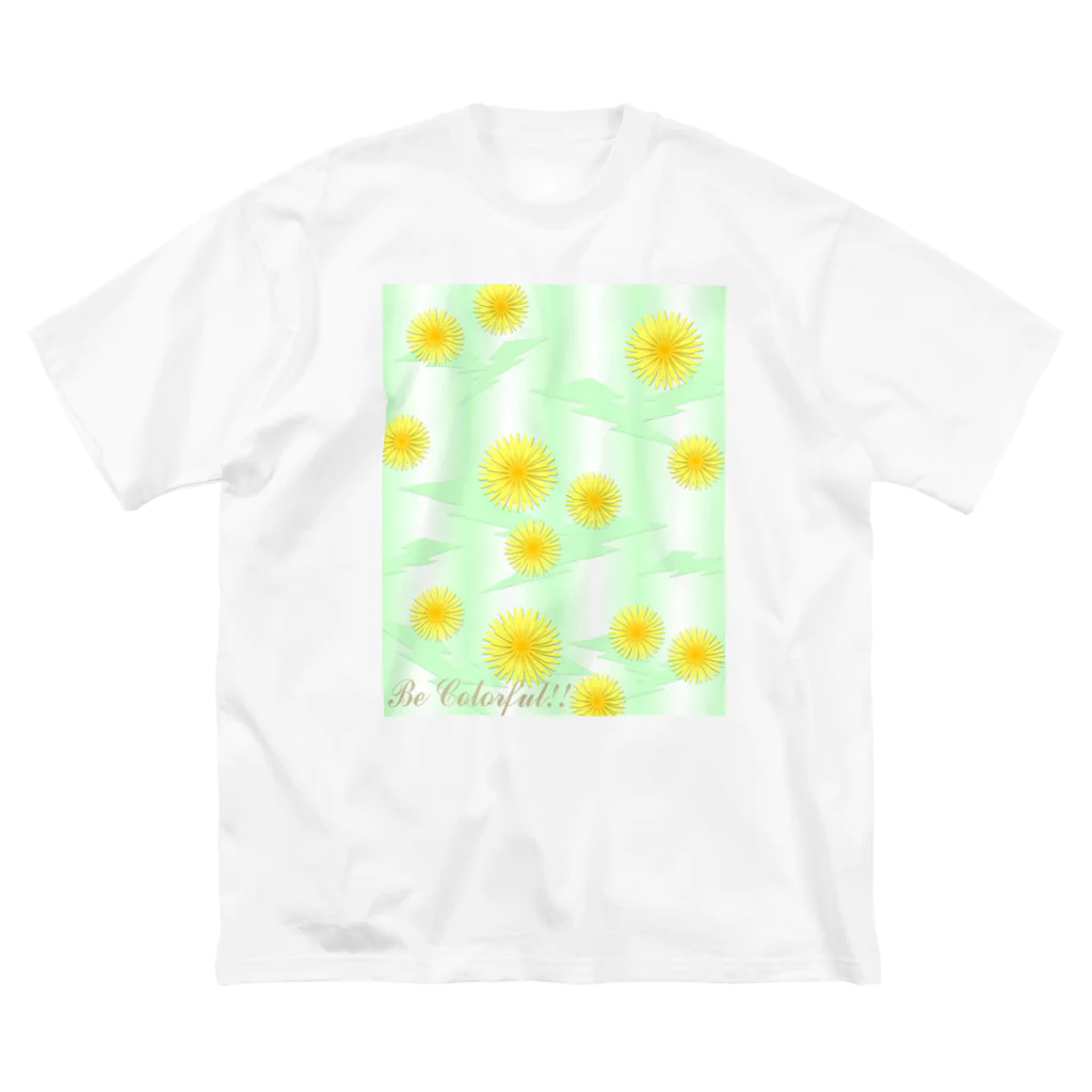 WISSCOLOR【ｳｨｽﾞｶﾗｰ】の春色【たんぽぽ】 ビッグシルエットTシャツ