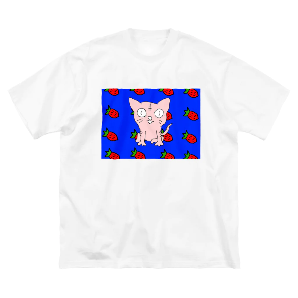 物販 ぶっ契りの正直ねこ ビッグシルエットTシャツ