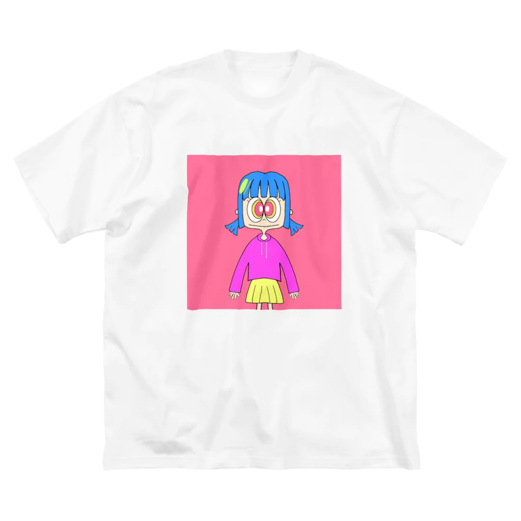 しなひな⇞のビビッドちゃん ビッグシルエットTシャツ