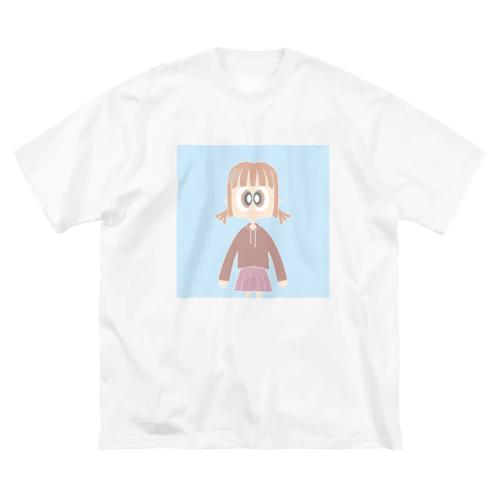 しなひな⇞のくすみちゃん ビッグシルエットTシャツ