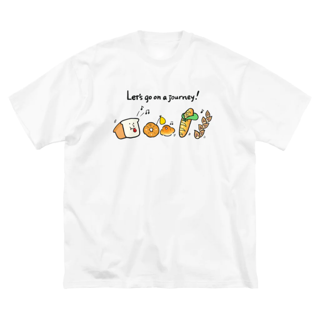 とことこ(パンの人)の旅に出よう！ ビッグシルエットTシャツ