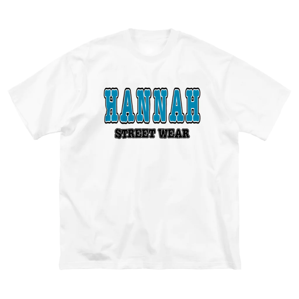 HANNAH street wear ハンナ　ストリートウェア(カバ店長)のHANNAH street wear "Wordmark“ ビッグシルエットTシャツ