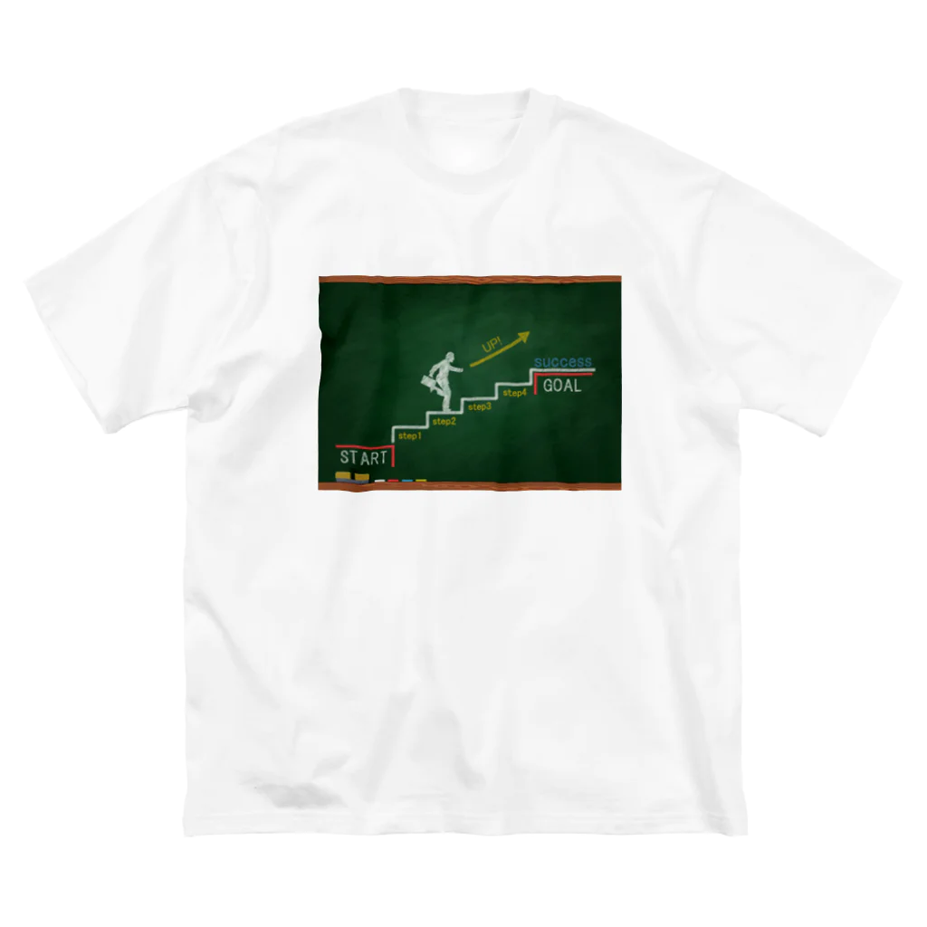 Teatime ティータイムのステップアップ ゴール成功者 Big T-Shirt