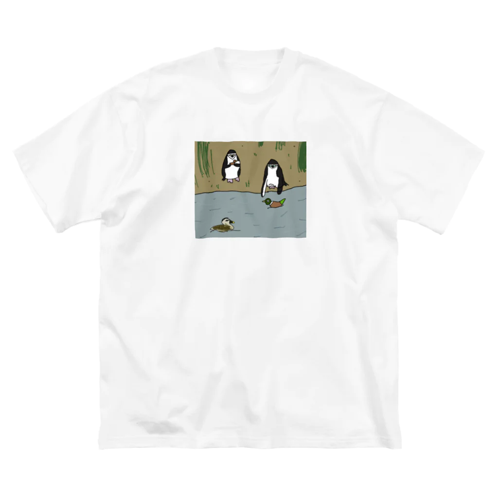 ゆしペンギンですわのまぁまぁでかいバードウォッチングペンギン Big T-Shirt