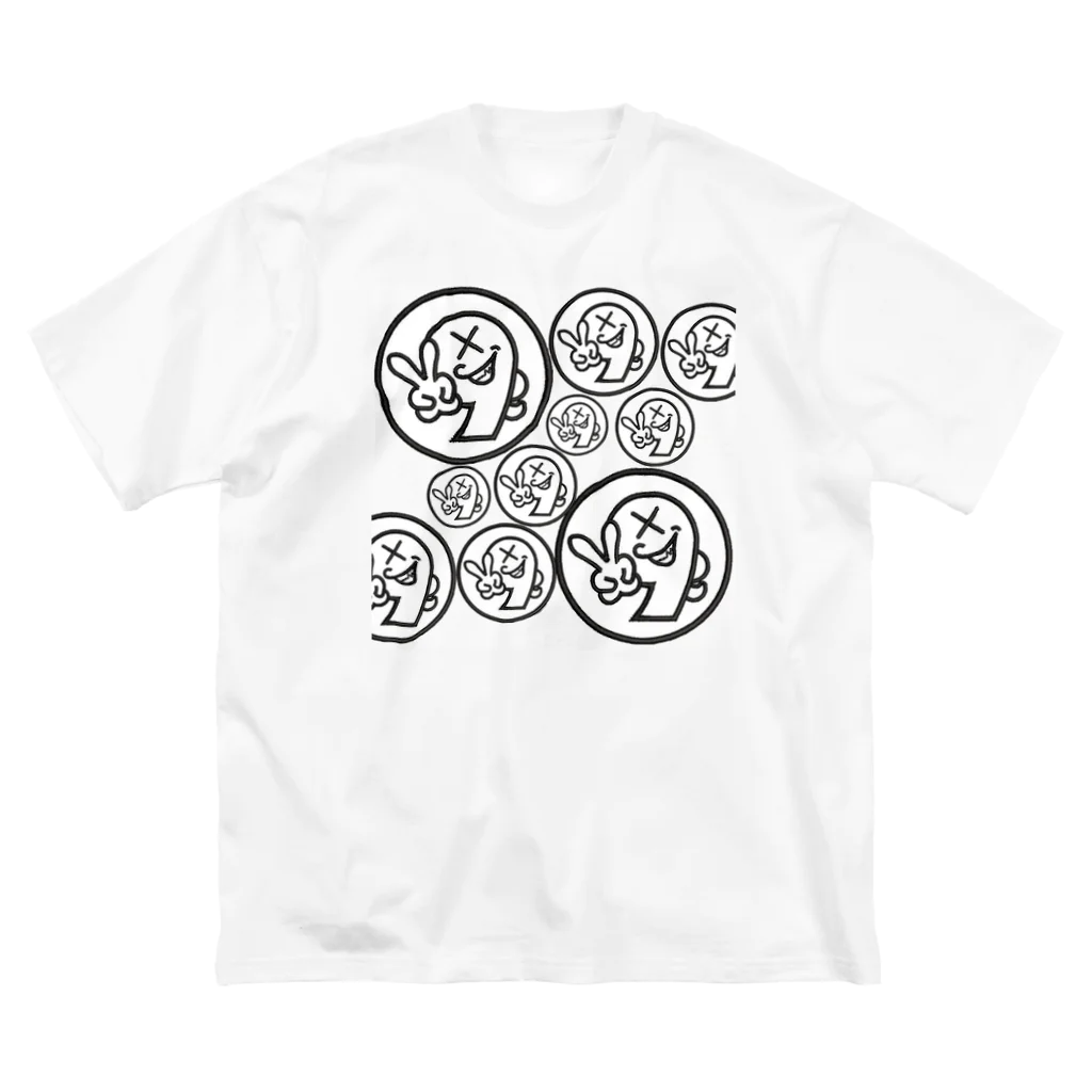 YUCHIWARAIのビッグシルエットTシャツ