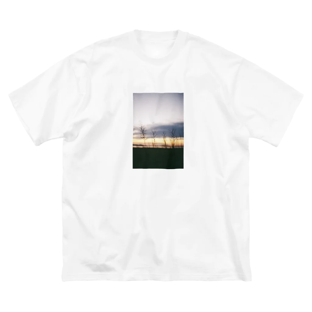 なぎの夕焼け ビッグシルエットTシャツ