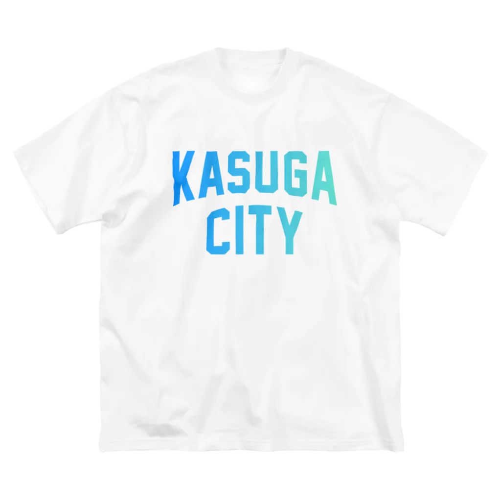 JIMOTOE Wear Local Japanの春日市 KASUGA CITY ビッグシルエットTシャツ