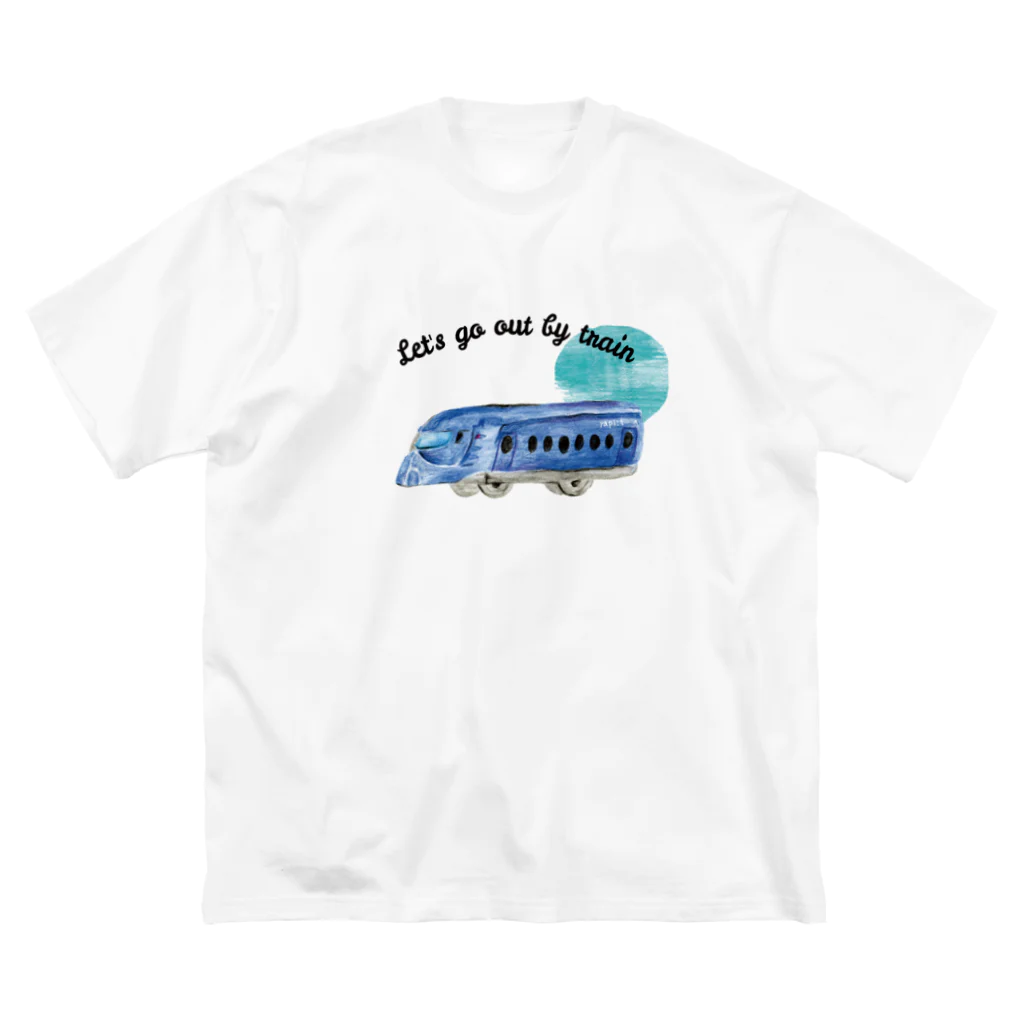 ブルーカメラのシンプルTシャツ屋のラピートTシャツ ビッグシルエットTシャツ