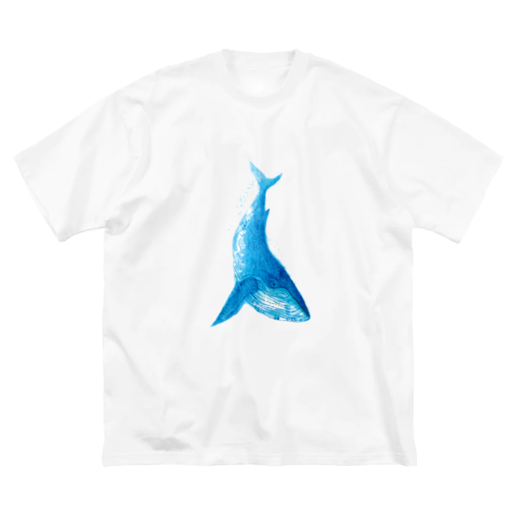 shokomumuのYAKUSHIMA ∞ ザトウクジラ ビッグシルエットTシャツ