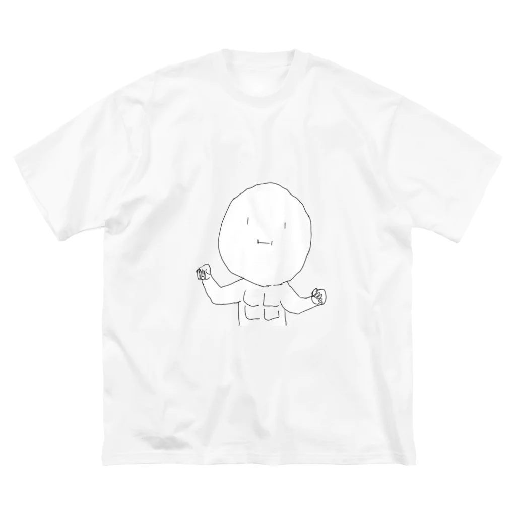 わがままボディショップの無表情くん(筋肉) Big T-Shirt