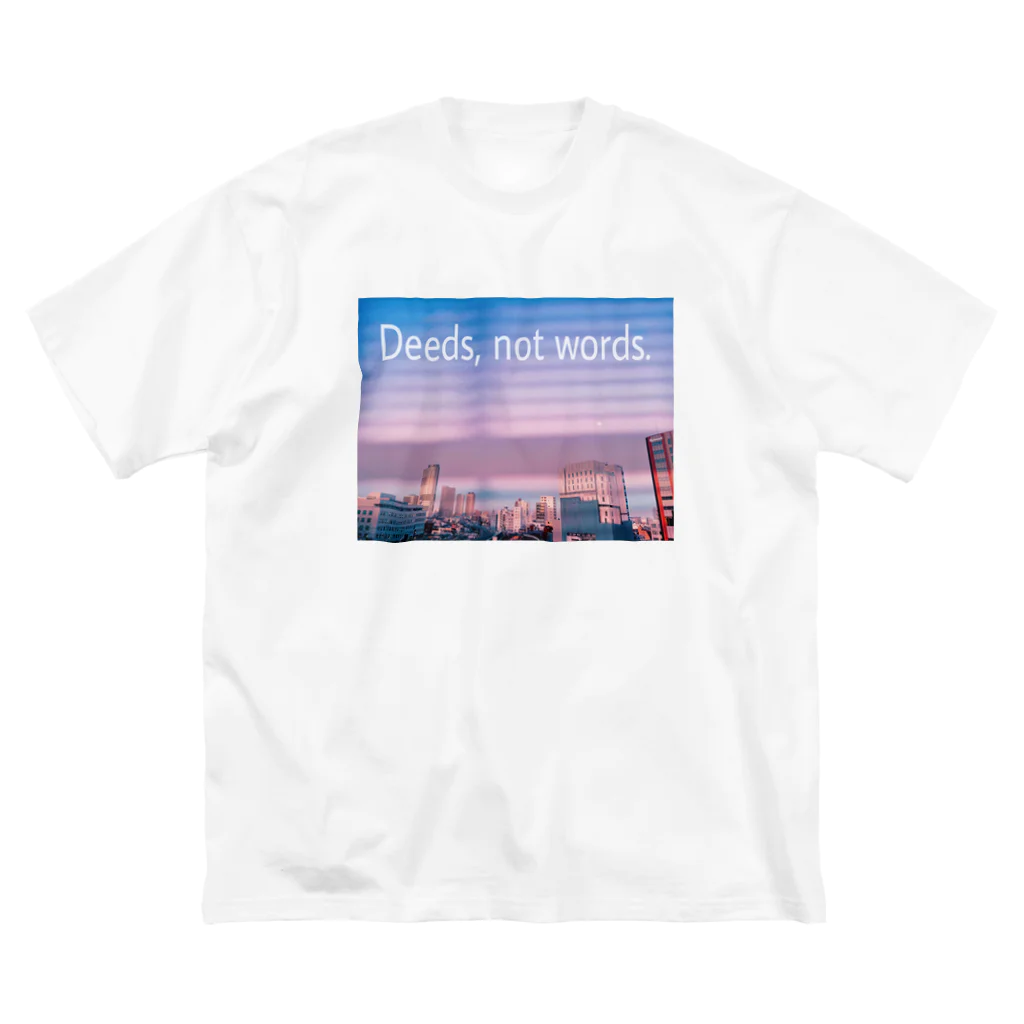 KEITOの東京の夕暮れ ビッグシルエットTシャツ