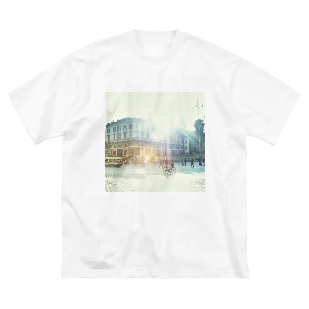 chihiro photography のローマの午後 (フォト) ビッグシルエットTシャツ