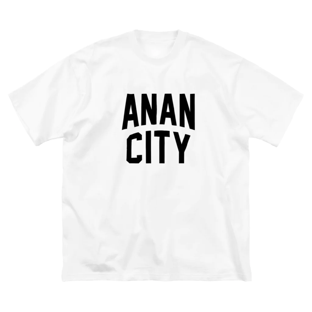 JIMOTOE Wear Local Japanの阿南市 ANAN CITY ビッグシルエットTシャツ