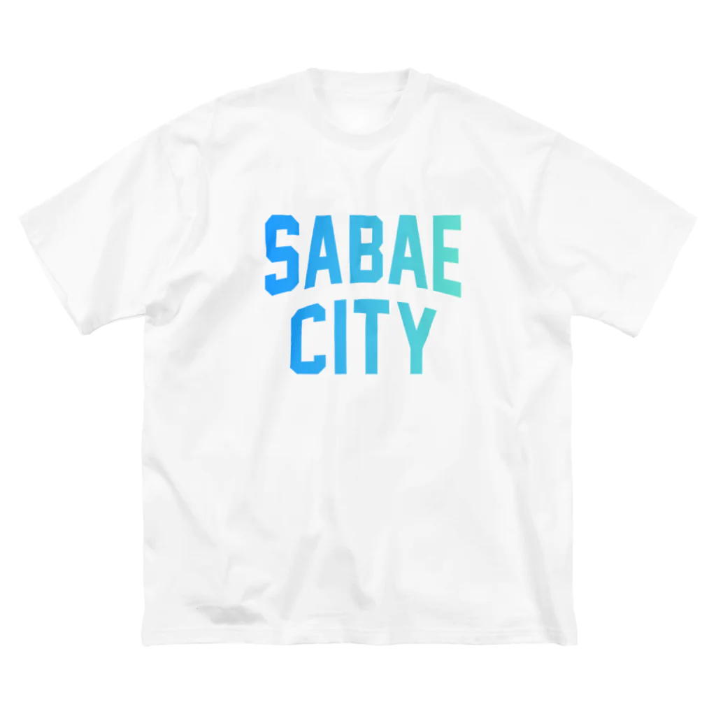 JIMOTO Wear Local Japanの鯖江市 SABAE CITY ビッグシルエットTシャツ