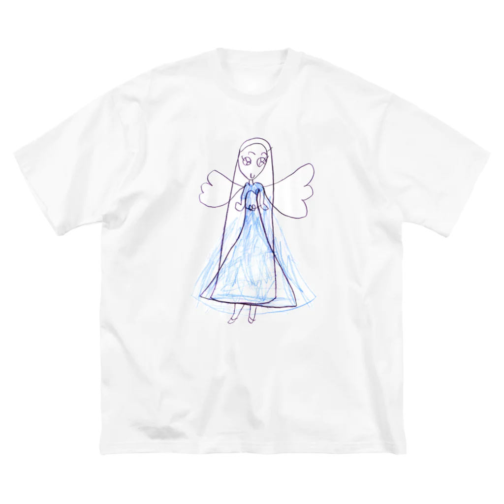 きっずしょっぷのドレスを着た天使 ビッグシルエットTシャツ