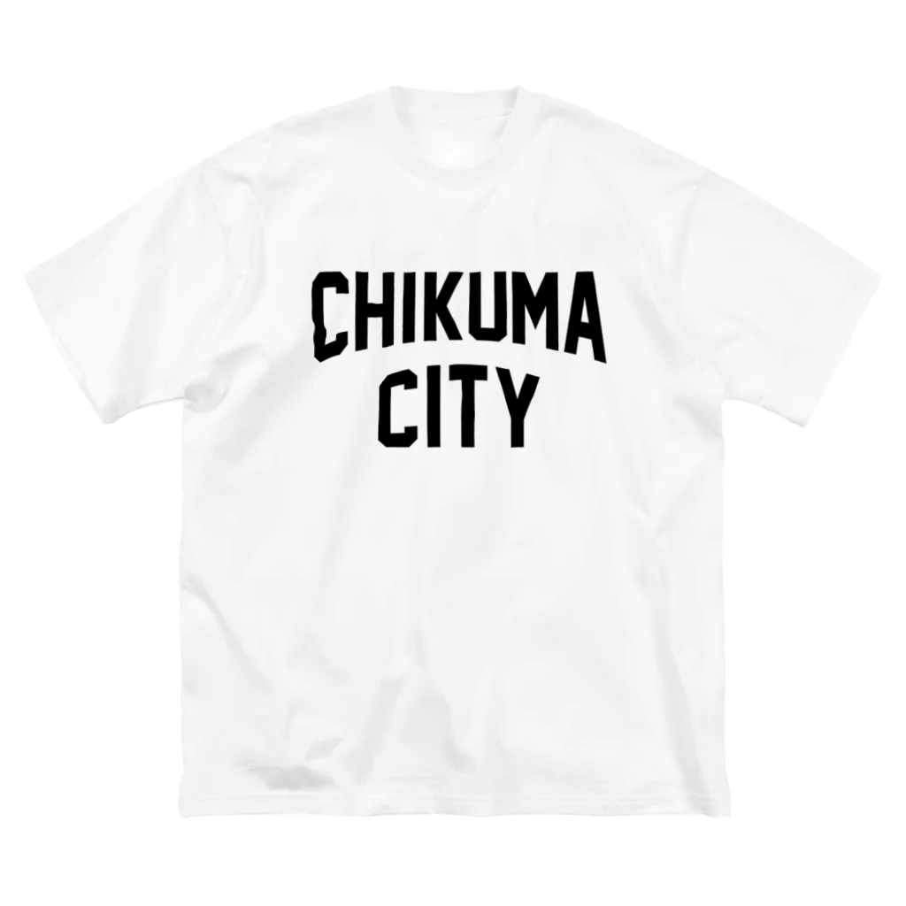 JIMOTOE Wear Local Japanの千曲市 CHIKUMA CITY ビッグシルエットTシャツ