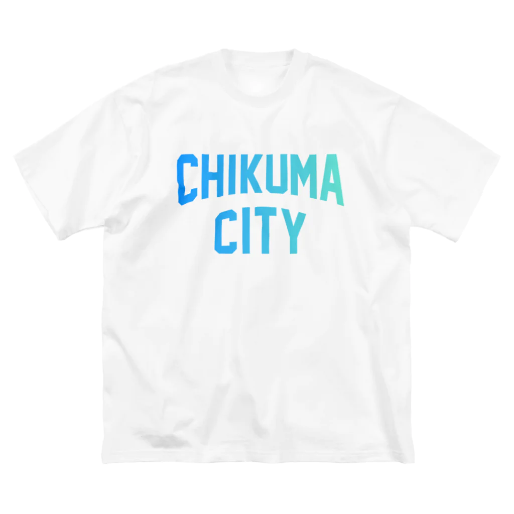 JIMOTOE Wear Local Japanの千曲市 CHIKUMA CITY Big T-Shirt