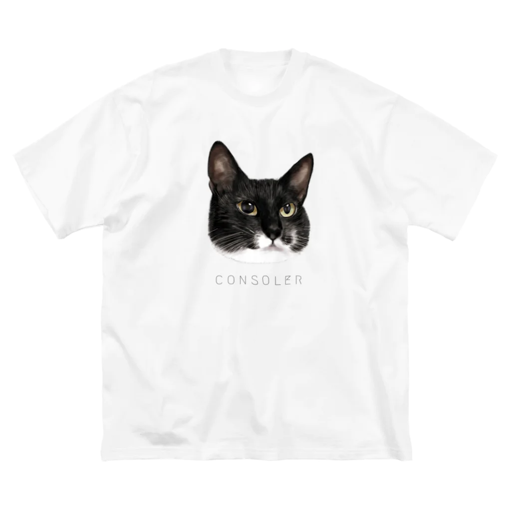 CONSOLER(コンソレ)のCONSOLER 猫 002 ビッグシルエットTシャツ