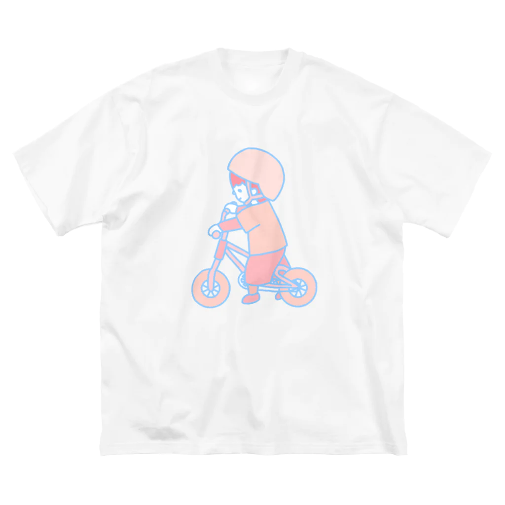 しいな　ゆうこのキックバイク練習中 Big T-Shirt