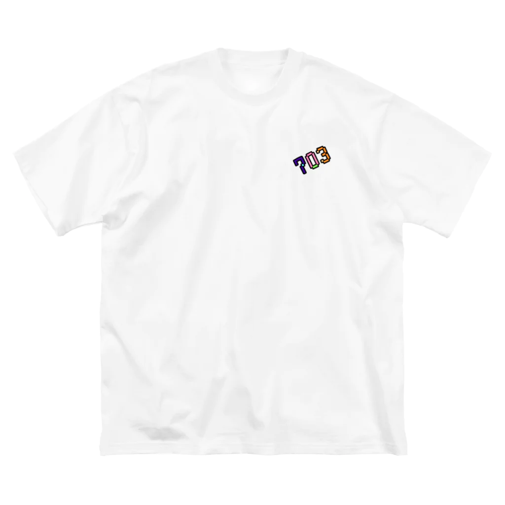 777 非公式の703 ビッグシルエットTシャツ