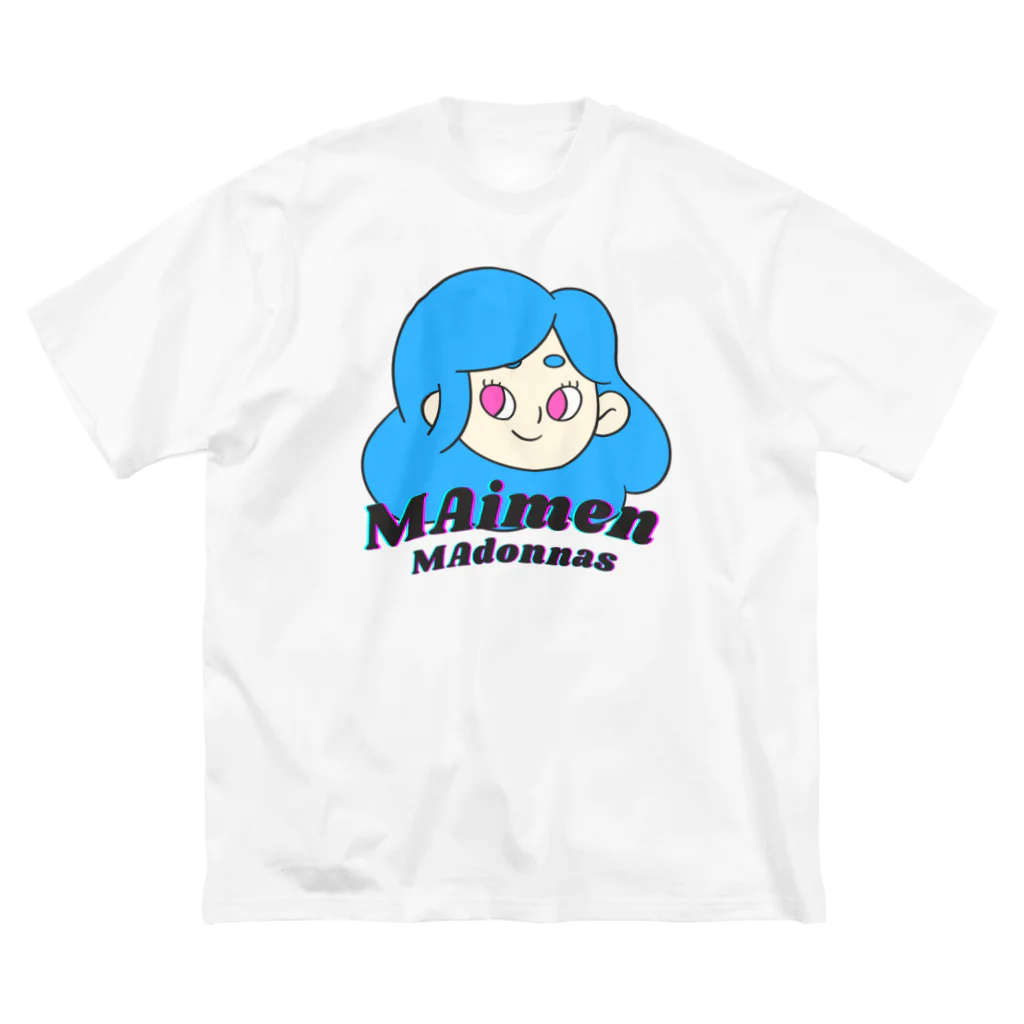 マいめんショップ👶🍼のMAimenMAdonnas ビッグT×ホワイト ビッグシルエットTシャツ