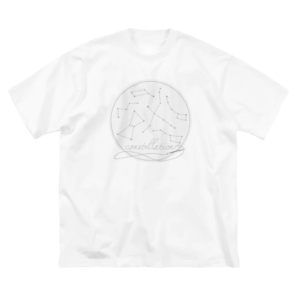 あしなが雑貨店の星空ステッチ ビッグシルエットTシャツ