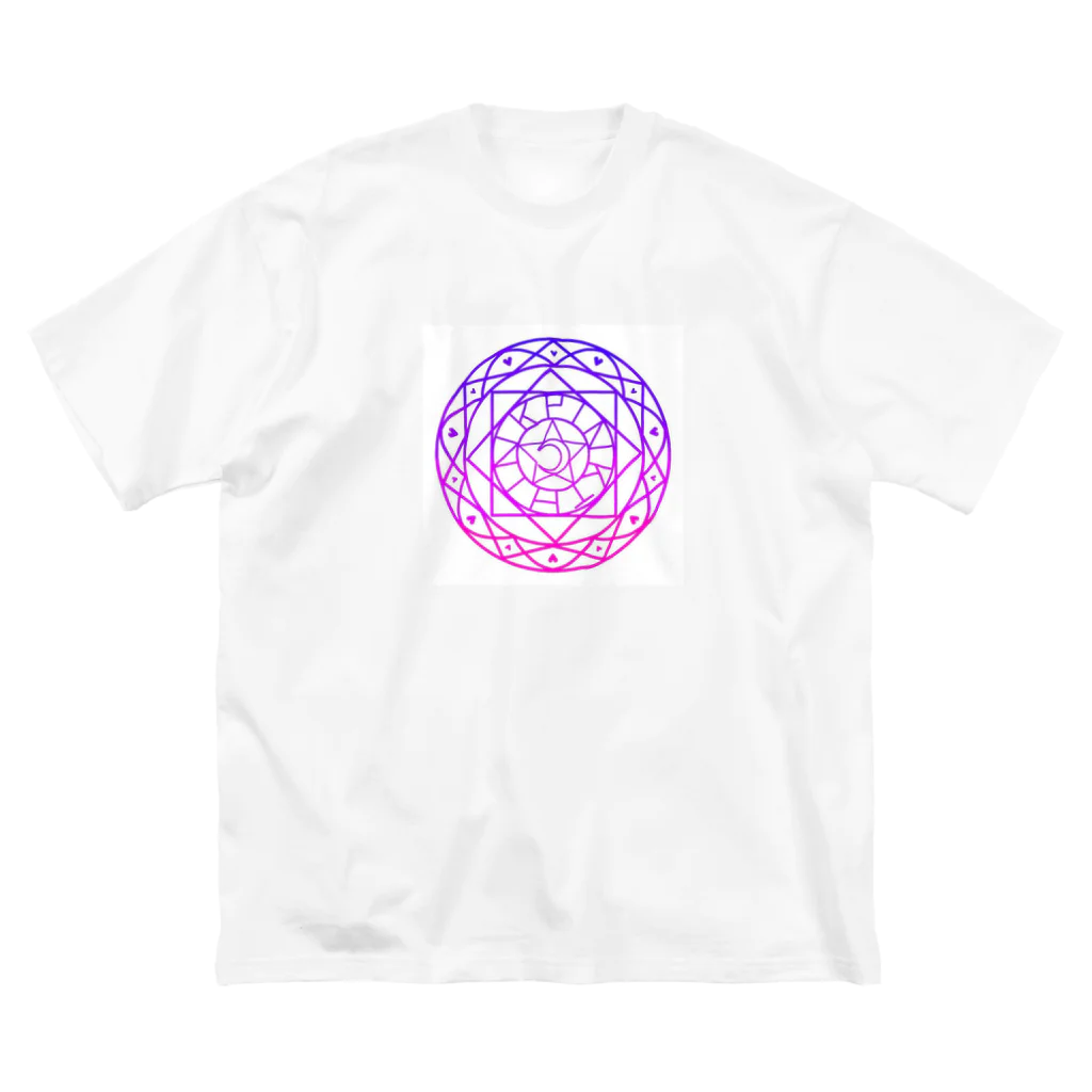 PinkThinkのpinkthinkの魔法陣 ビッグシルエットTシャツ