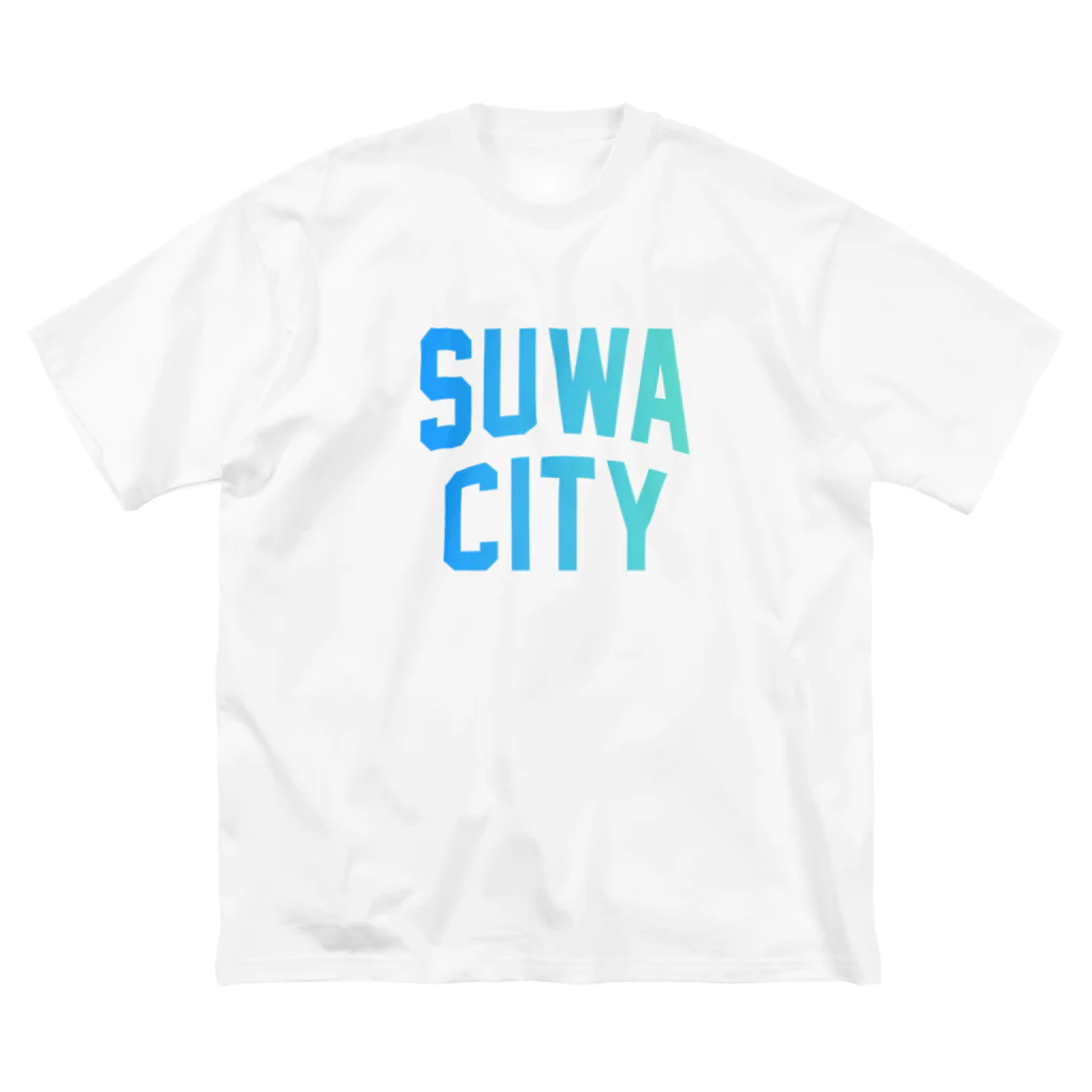 JIMOTO Wear Local Japanの諏訪市 SUWA CITY ビッグシルエットTシャツ